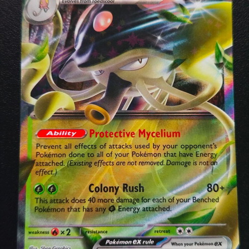 Pokemon Toedscruel ex 022/197 Obsidian Flames 2023 new