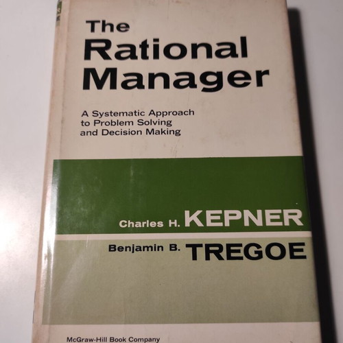 The Rational Manager hardcover book like new