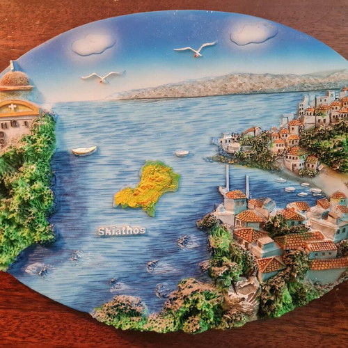 3D Skiathos frame and carved Syros frame new