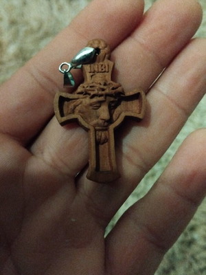 Wooden cross new, unused