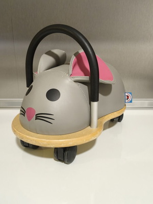 Wheely Bug Mouse wooden ride-on toy for children