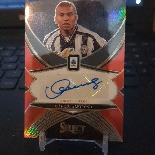 Panini Select Serie A 2024-25 Marcio Amoroso Auto Red Sp Udinese like new