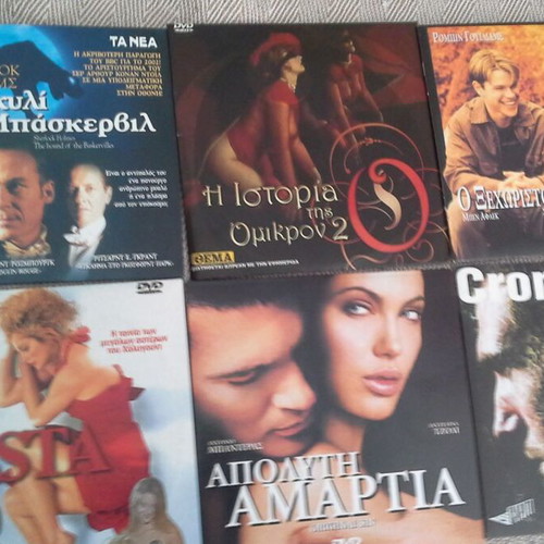 DVD movie set of 6 like new