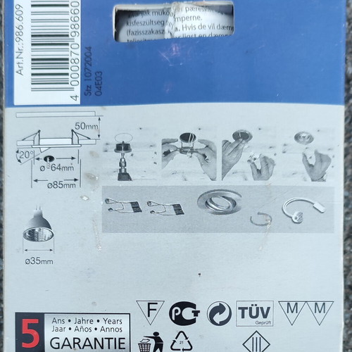 Spot lights new, pack of 4 pieces