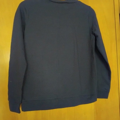 H&M blouse with sequins like new, black with green details
