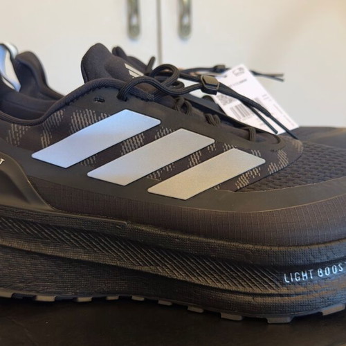Adidas Ultraboost 5 Climawarm new, size 44 2/3, black and silver sneakers