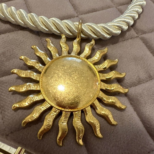 Zara necklace new, beige and gold