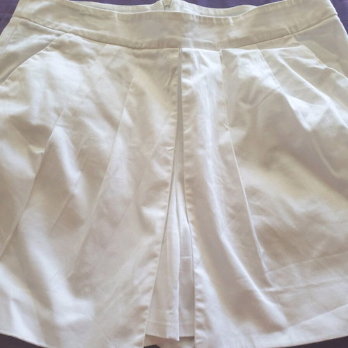 Skirt-shorts new, medium, white color