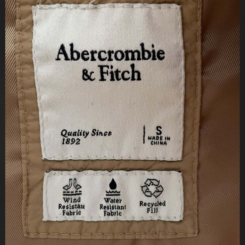 Abercrombie & Fitch women's jacket like new, beige, size S