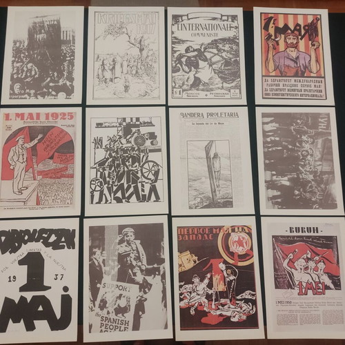 Special Edition Odigitis 1986 with 42 posters for 100 years of Labor Day used
