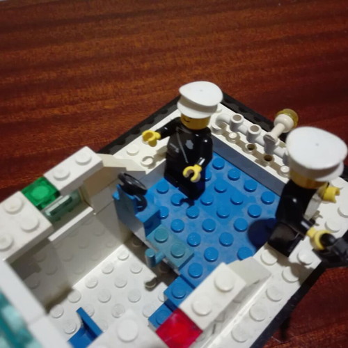 Lego 4010 Police Boat used vintage set 1987