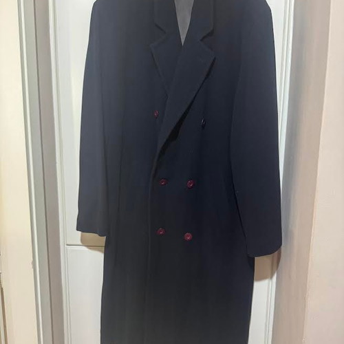 Cashmere coat Artisti Italiani like new, blueblack, XL