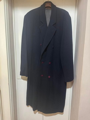 Cashmere coat Artisti Italiani like new, blueblack, XL