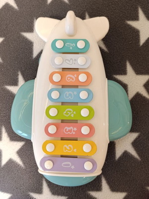 Airplane xylophone like new for 9+ months
