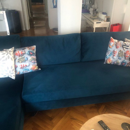 Sofa petrol 2x3 like new