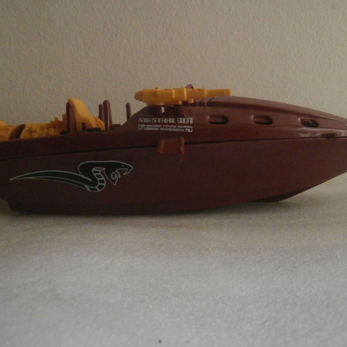 Gijoe Cobra Piranha like new, European edition with missile launcher