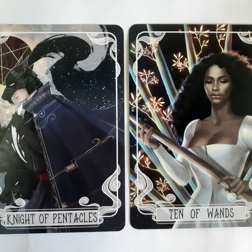 FairyLoot tarot card set like new, 7 cards