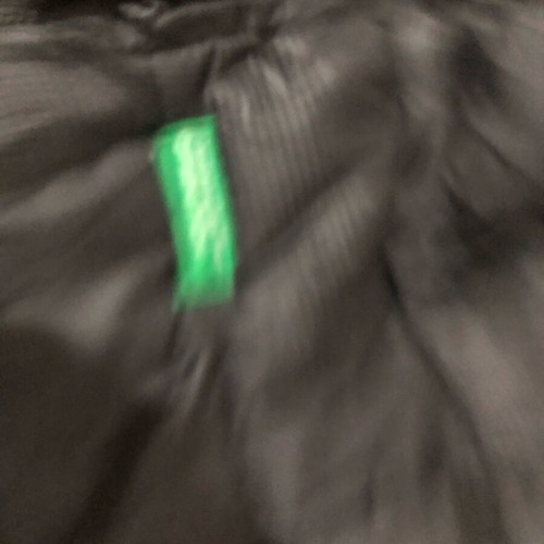 Benetton kids reversible jacket used, grey and green