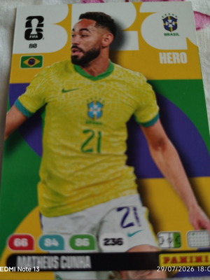 Panini Adrenalyn XL FIFA World Cup 2026 μεταχειρισμένα αυτοκόλλητα