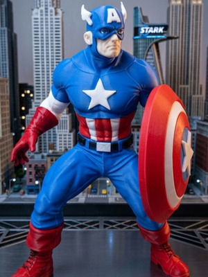 Captain America figure like new, 22 cm