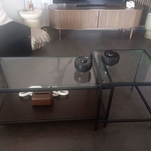 VITTSJÖ coffee tables set of 2 like new IKEA