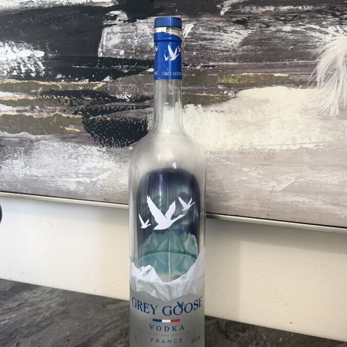 Grey Goose Vodka 1L empty bottle like new