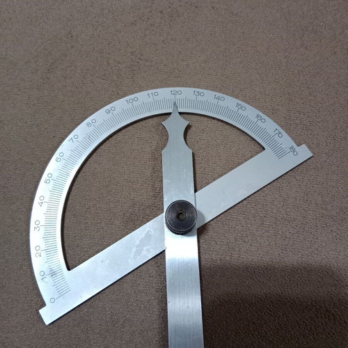 Professional Steel Protractor used, heavy