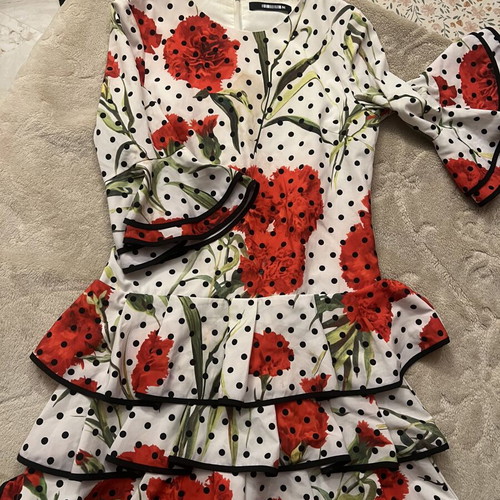 Dolce & Gabbana dress like new, white and red, size S