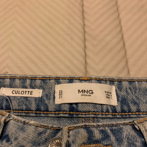 Mango blue jeans no34 capri like new