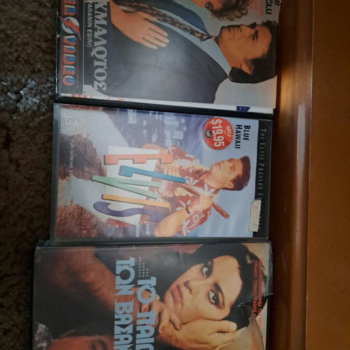 Video cassettes used, pack of 70 with Greek, foreign and children’s content