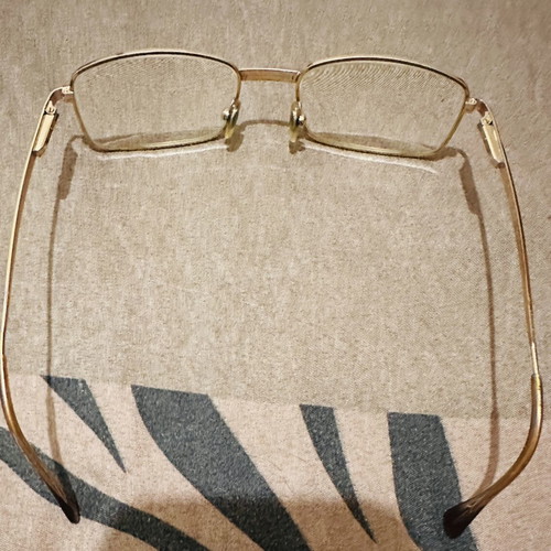 Rodenstock vintage metal eyeglass frame Mod. P41, gold