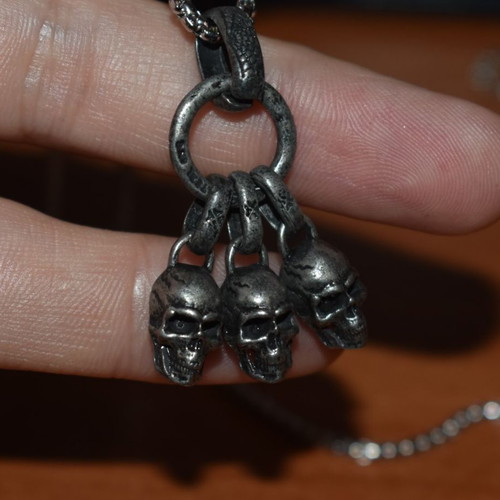Gothic Style Pendants Pack of 2, Simple Steel