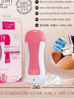 Cosmi Premium Single Wax Heater Professional for Roll On Wax 100ml 40W New