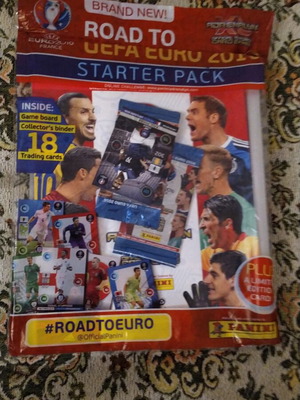 Road to Euro 2016 starter pack νέo, trading cards και game board