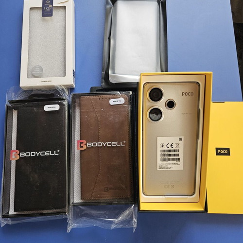 Poco F6 12GB RAM/512GB μεταχειρισμένο, ασημί, με χτύπημα κάτω αριστερά