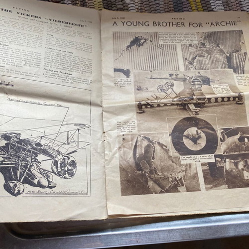 Flying magazine used, July 9 1938, aviation history