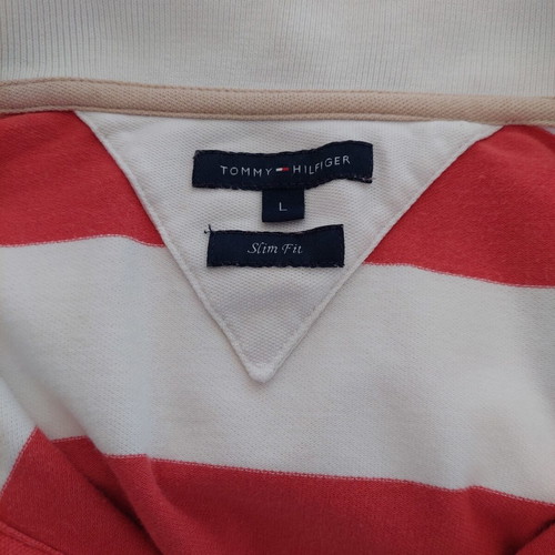 Tommy Hilfiger women's polo shirt striped, like new, medium
