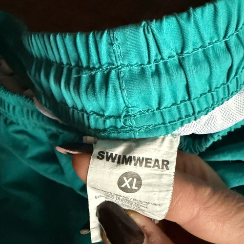 Men's swimwear XL like new, green