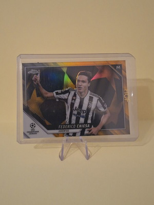 Federico Chiesa 2021 Chrome UEFA Champions League card new