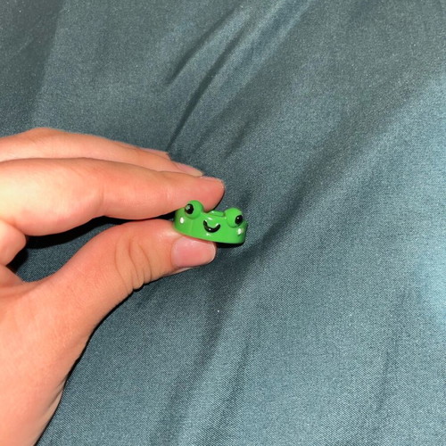 Ring children's frog design new, green