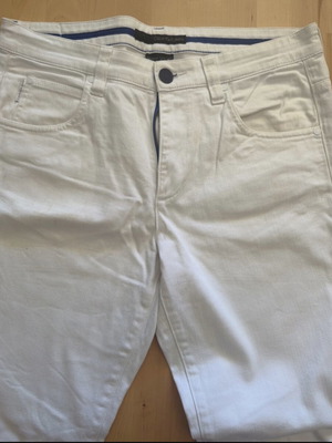 Calvin Klein Jean white, like new, size L, cotton