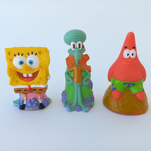 Sponge Bob set of 3 old figures like new