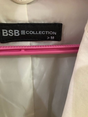 BSB white cardigan size M like new