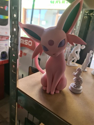 Espeon Pink 3D εκτυπωμένο φιγούρα, ψυχικός τύπος