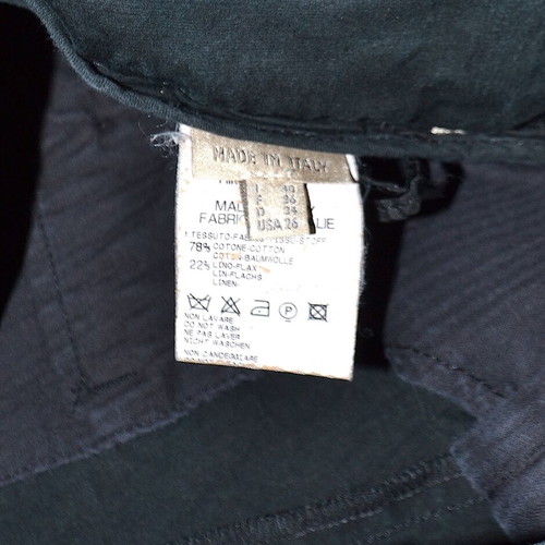 Marithé + François Girbaud trousers size 34, black and silver
