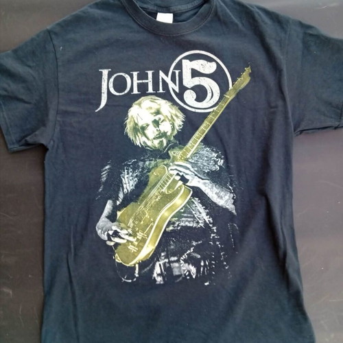 John 5 Europe 2016 Tour Official Memorabilia T-shirt used