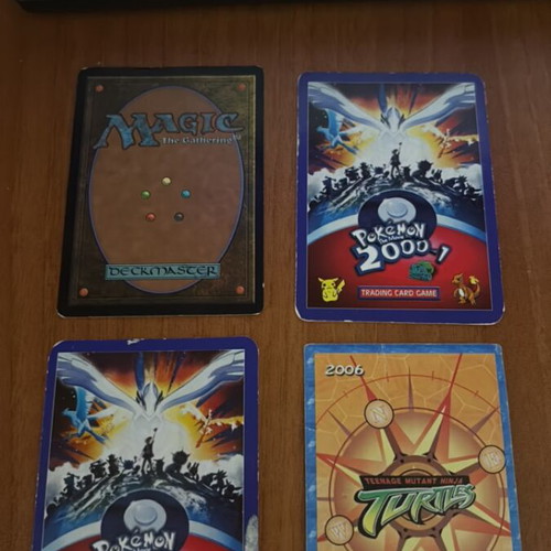 Collectible card set 2000s with Pokemon, TMNT, Magic the Gathering