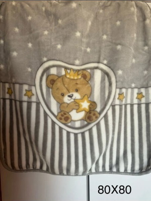 Thick blanket 80x80 Palamaiki new with zipper