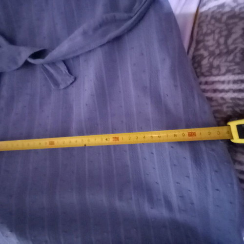Caramela Long Semizie Dress Like New, Blue, Size 4XL