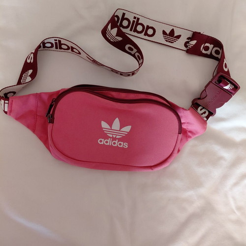 Adidas waist bag like new, pink and burgundy